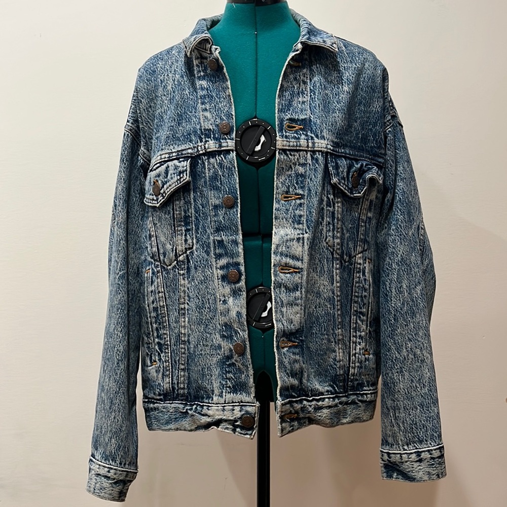 Acid Wash Jean Jacket